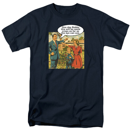 One day Bobby this will be weed T-Shirt // Navy (S)