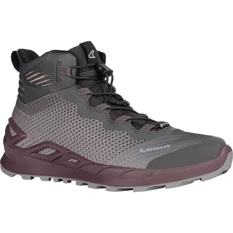 Lowa // Women's // Merger GTX Mid Trail Running Shoe // Rose + Black (6.5)