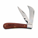 4" Wood 2 Blade Pruning Knife
