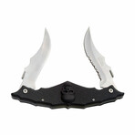 5" Black Skull Folder