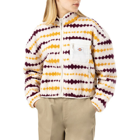 Dickies // Women's // Dickies Life Falkville Sherpa Jacket // Ecru/Grape Tine (XS)