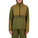 Mons Royale // Women's // Decade Mid Fleece Pullover // Forest Floor (XS)