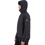 Mons Royale // Women's // Atmos Wool x Down Insulation Hooded Jacket // Black (S)