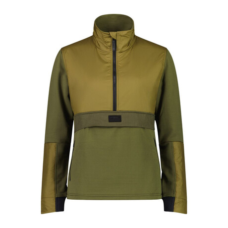 Mons Royale // Women's // Decade Mid Fleece Pullover // Forest Floor (XS)