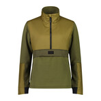 Mons Royale // Women's // Decade Mid Fleece Pullover // Forest Floor (XS)