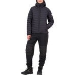 Mons Royale // Women's // Atmos Wool x Down Insulation Hooded Jacket // Black (S)