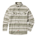 Duck Camp // Men's // Camp Shirt // Sanddollar Stripe (S)