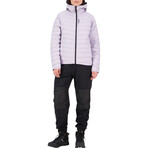 Mons Royale // Women's // Atmos Wool x Down Insulation Hooded Jacket // Light Thistle (XS)