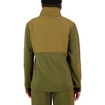 Mons Royale // Women's // Decade Mid Fleece Pullover // Forest Floor (XS)