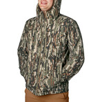 Duck Camp // Men's // Airflow Insulated Hooded Jacket // Woodland (S)