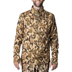 Duck Camp // Men's // Barnburner 1/4-Zip Top // Wetland (S)
