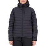 Mons Royale // Women's // Atmos Wool x Down Insulation Hooded Jacket // Black (S)