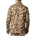 Duck Camp // Men's // Barnburner 1/4-Zip Top // Wetland (S)