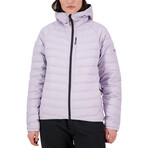 Mons Royale // Women's // Atmos Wool x Down Insulation Hooded Jacket // Light Thistle (XS)