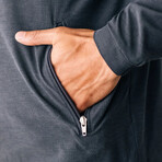 Linksoul // Men's // Boardwalker AC Hooded Windbreaker // Navy (S)