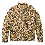 Duck Camp // Men's // Barnburner 1/4-Zip Top // Wetland (S)