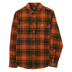 Dark Seas // Men's // Mateo Flannel Shirt // Black (M)