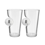 Golfball Pint Glasses Set of 2
