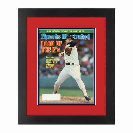 Roger Clemens // Matted + Framed Sports Illustrated Magazine // May 12, 1986 Issue