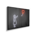 Girl With A Balloon by Octavian Mielu