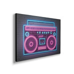 Boombox Neon by Octavian Mielu