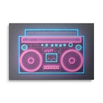 Boombox Neon by Octavian Mielu