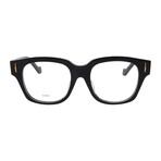 Loewe // Mens // LW50091F 001 Square Optical Glasses // Black + Clear Demo Lenses