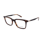 Salvatore Ferragamo // Men's // SF2969 242 Square Optical Glasses // Dark Tortoise + Clear Demo Lenses