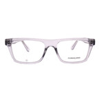 Salvatore Ferragamo // Men's // SF2988 050 Square Optical Glasses // Clear Translucent + Clear Demo Lenses