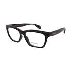 Salvatore Ferragamo // Men's // SF2986 001 Square Optical Glasses // Black + Clear Demo Lenses
