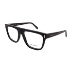 Salvatore Ferragamo // Men's // SF2997 001 Square Optical Glasses // Black + Clear Demo Lenses