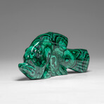 Genuine Polished Malachite Fish Carving // 279.1 g