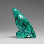 Genuine Polished Malachite Eagle Carving