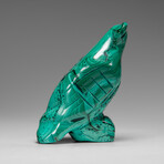 Genuine Polished Malachite Eagle Carving