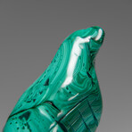 Genuine Polished Malachite Eagle Carving
