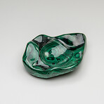 Genuine Polished Malachite Bowl // 1.4 lbs