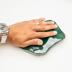 Genuine Polished Malachite Bowl // 3.6 lbs