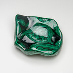 Genuine Polished Malachite Bowl // 1.4 lbs
