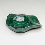 Genuine Polished Malachite Bowl // 3.6 lbs