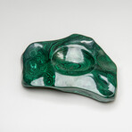 Genuine Polished Malachite Bowl // 3.6 lbs