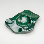 Genuine Polished Malachite Bowl // 3.6 lbs