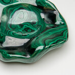 Genuine Polished Malachite Bowl // 1.4 lbs