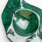 Genuine Polished Malachite Bowl // 3.6 lbs