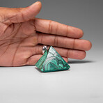 Genuine Malachite Pyramid // 85.3 g