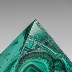 Genuine Malachite Pyramid // 85.3 g