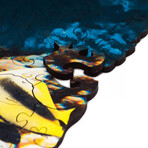 Shimmering Turtle Wooden Jigsaw Puzzle // 1000 Piece