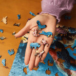 Shimmering Turtle Wooden Jigsaw Puzzle // 1000 Piece