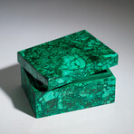 Genuine Malachite Jewelry Box // 1.7 lbs