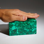 Genuine Malachite Jewelry Box // 1.7 lbs