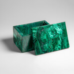 Genuine Malachite Jewelry Box // 1.4 lbs